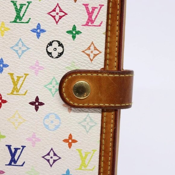 LOUIS VUITTON Multicolor Agenda PM Day Planner Cover White - Picture 13 of 15